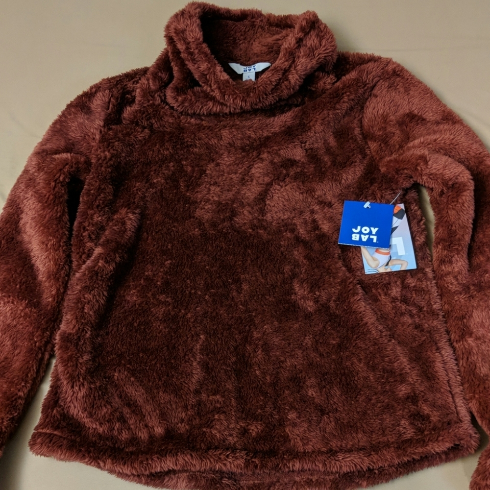 Joy Lab Activewear Fuzzy Turtleneck NWT